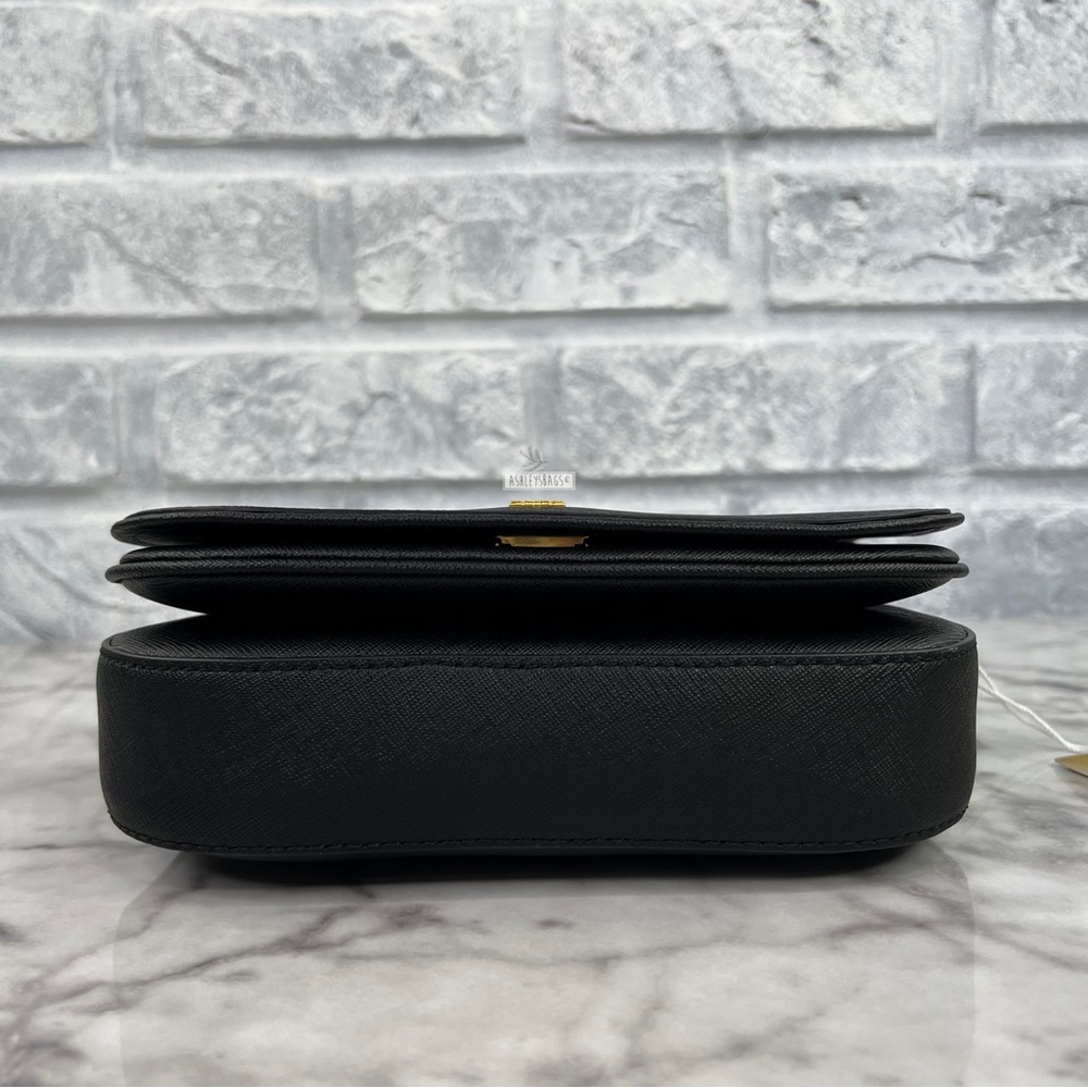 Tory Burch Emerson Crossbody & Shoulder Bag In Black - Picture 7 of 11